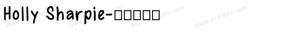 Holly Sharpie字体转换